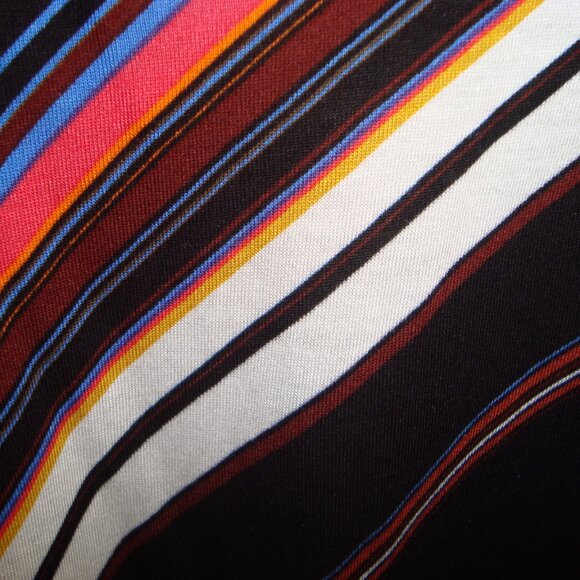 NWOT Lascana for Venus Cold-Shoulder Top Black Multicolor sz L - Picture 6 of 8